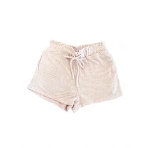 NEW TENLY girl's hacci jersey drawstring short in blush pink